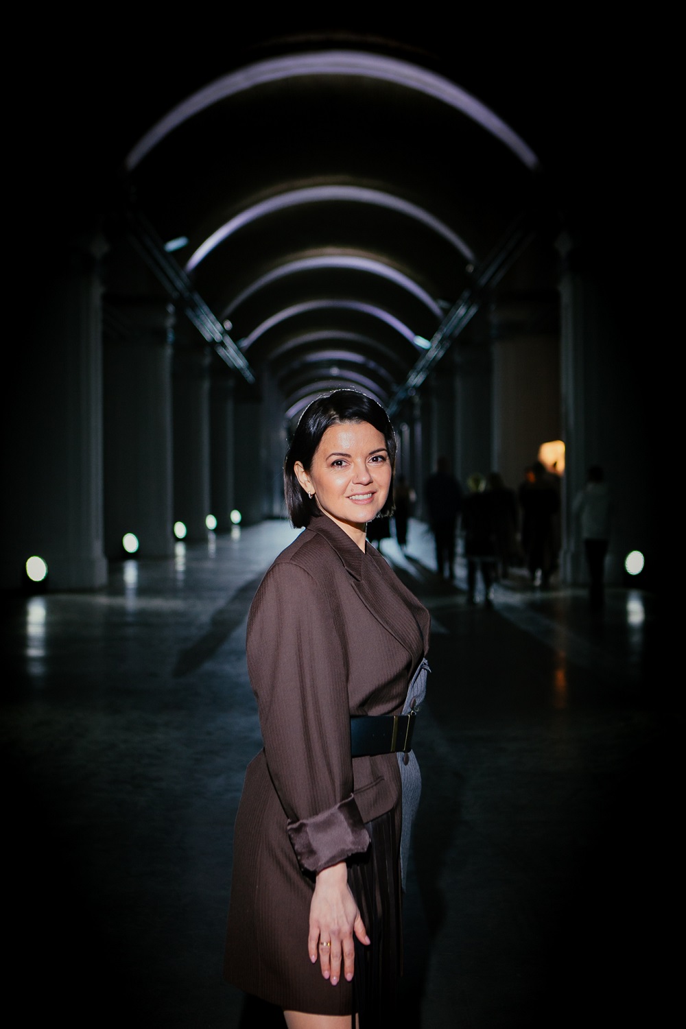 В стильном эко-платье: ведущая Маричка Падалко вышла на подиум в трендовом образе